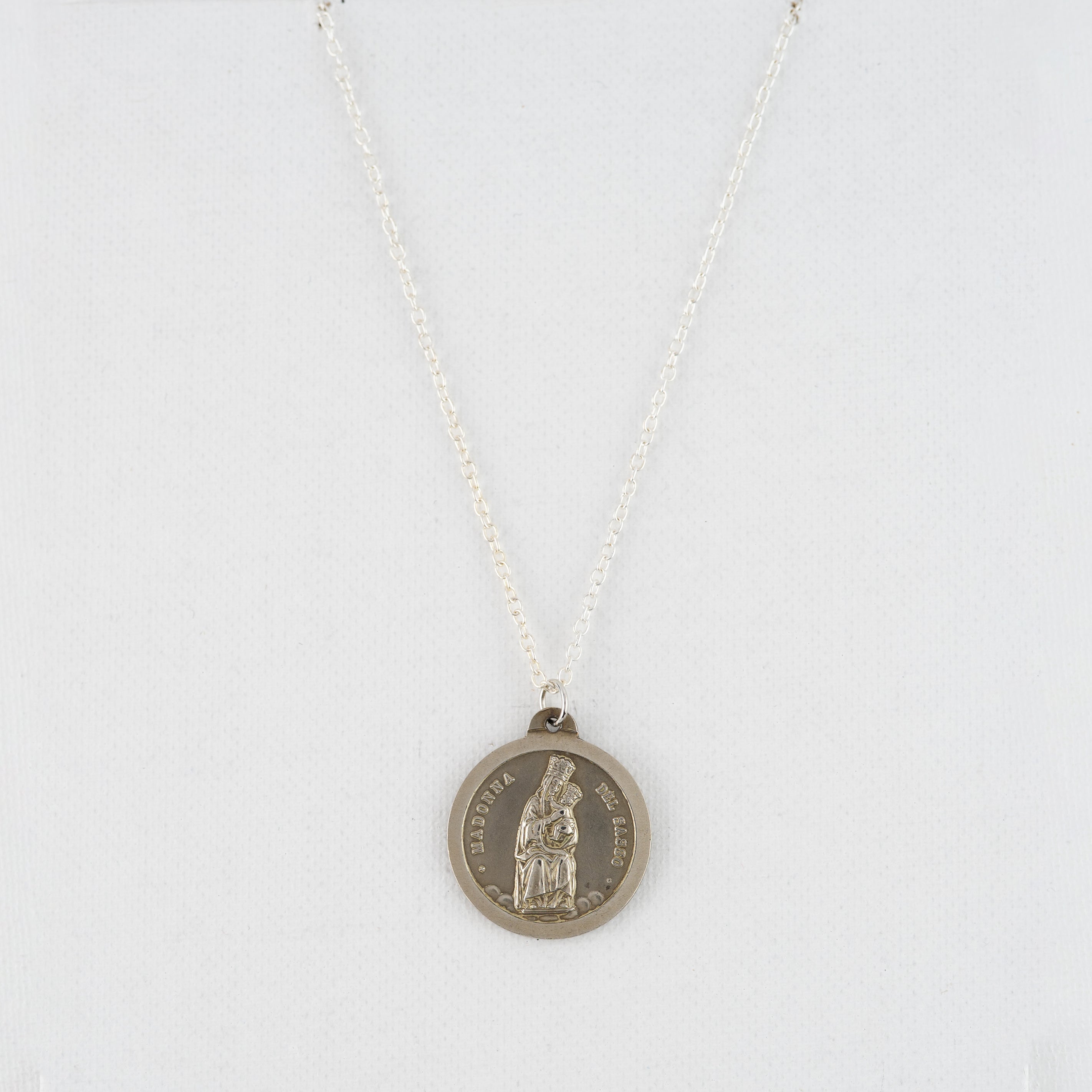 Vintage Medal Madonna Del Sasso v30