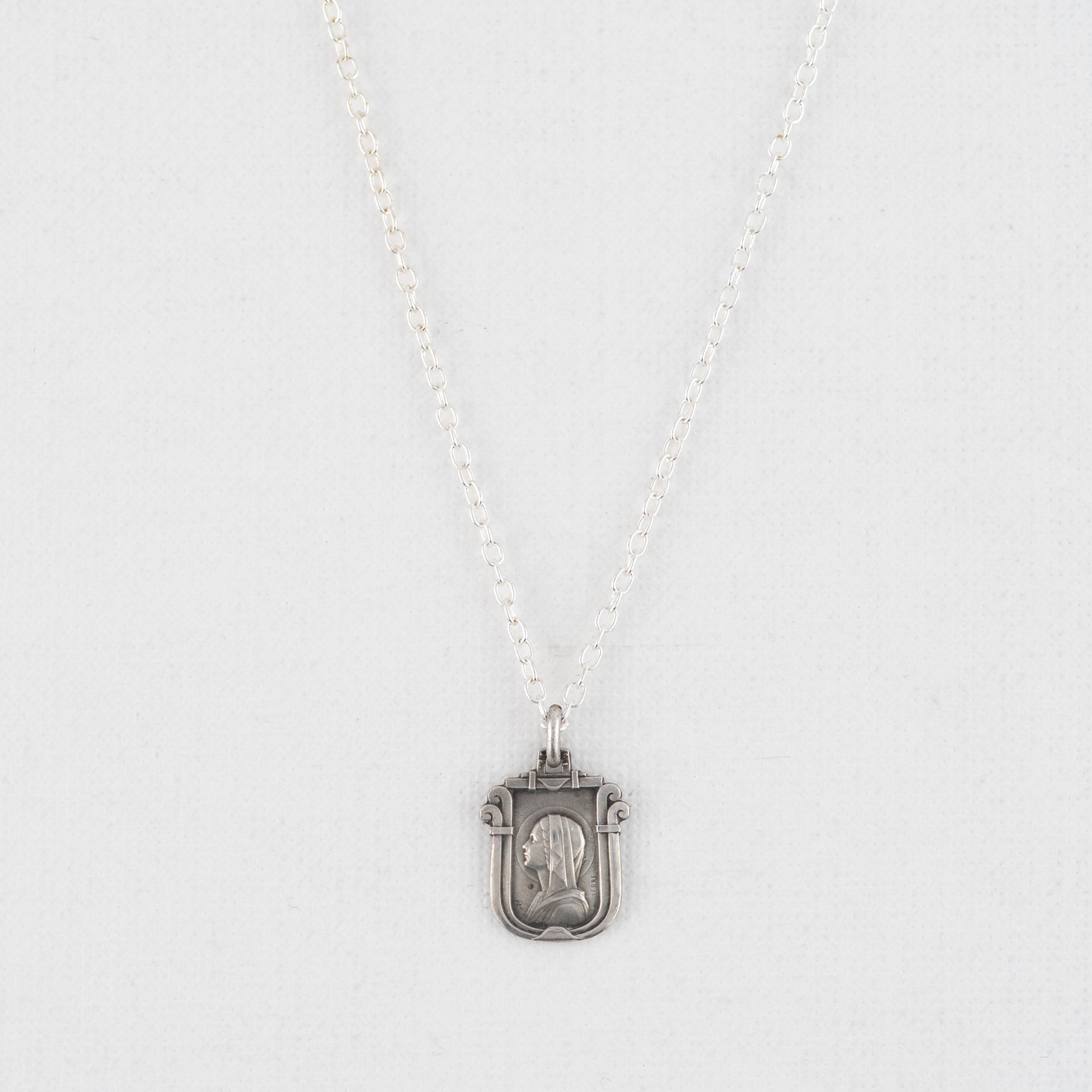 Vintage Medal Our Lady of Lourdes v39