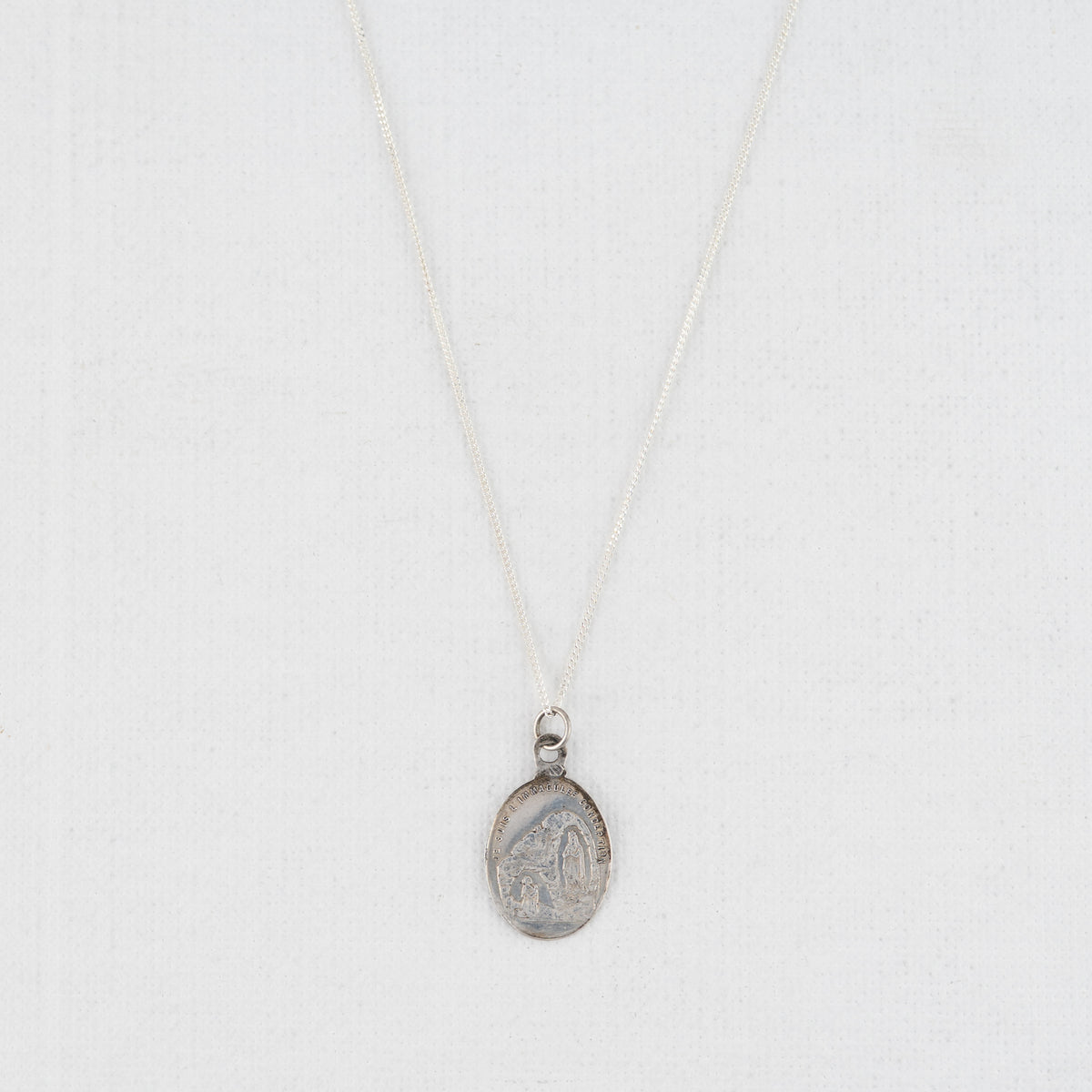 Vintage Medal Immaculate Conception Lourdes v42