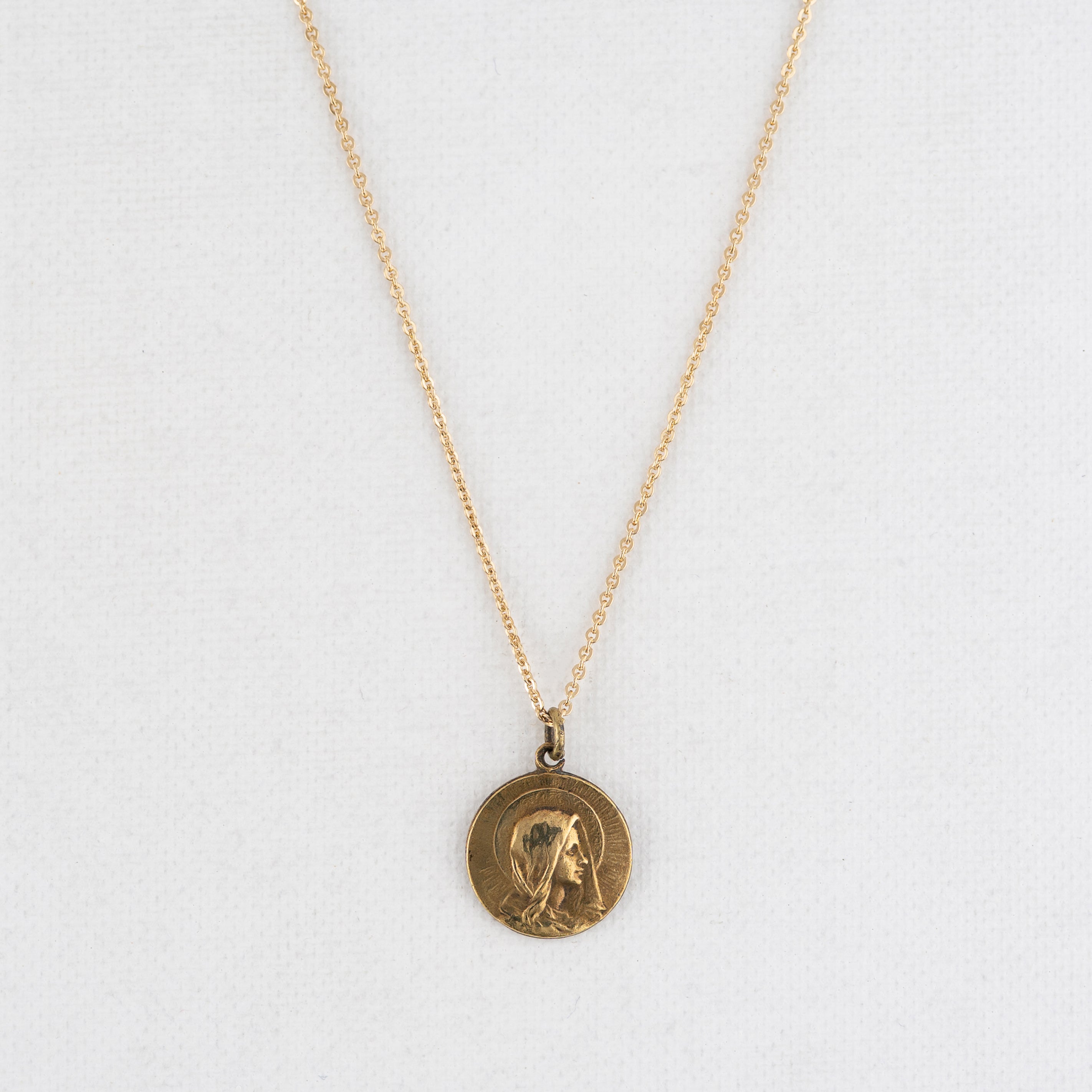 Vintage Medal Our Lady of Lourdes v47