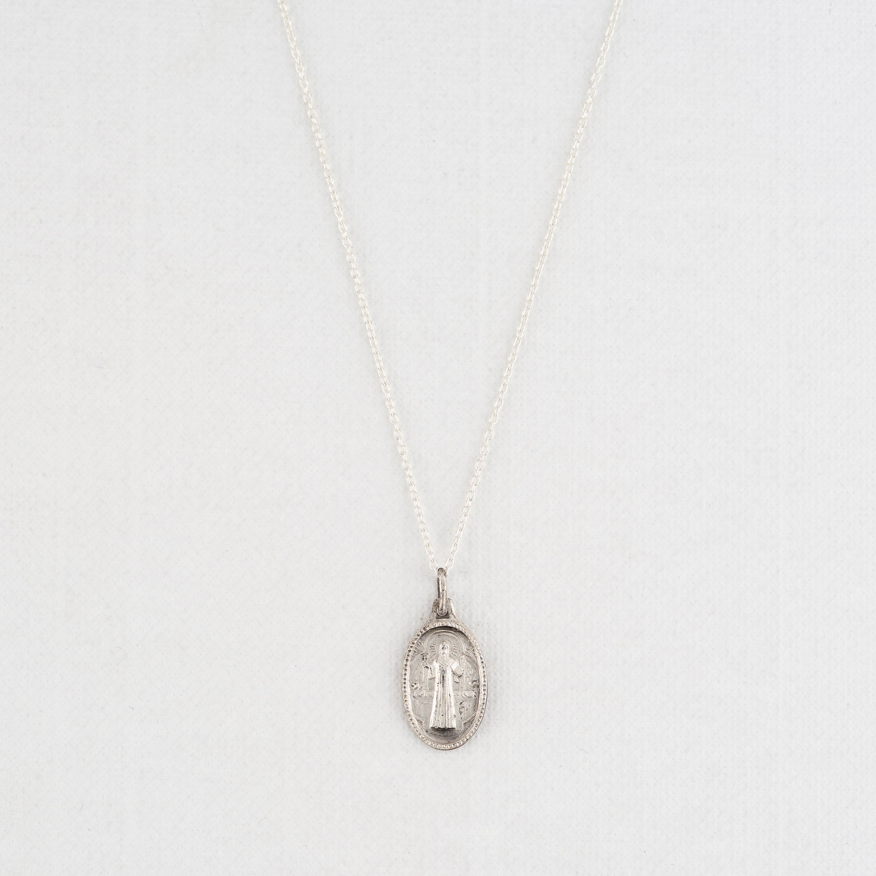 Vintage Medal Saint Benedict v5