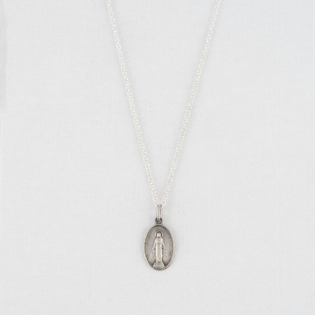 Vintage Medal Miraculous Mary v50