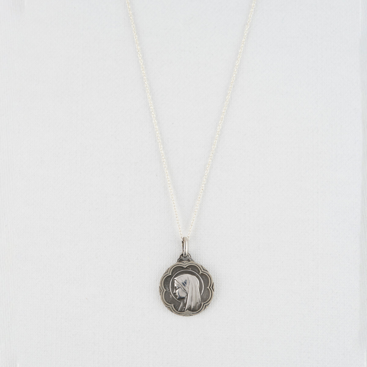 Vintage Medal Our Lady of Lourdes v53