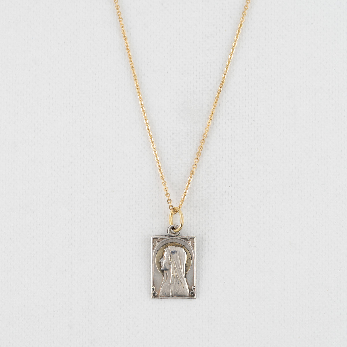 Vintage Medal Our Lady of Lourdes v70