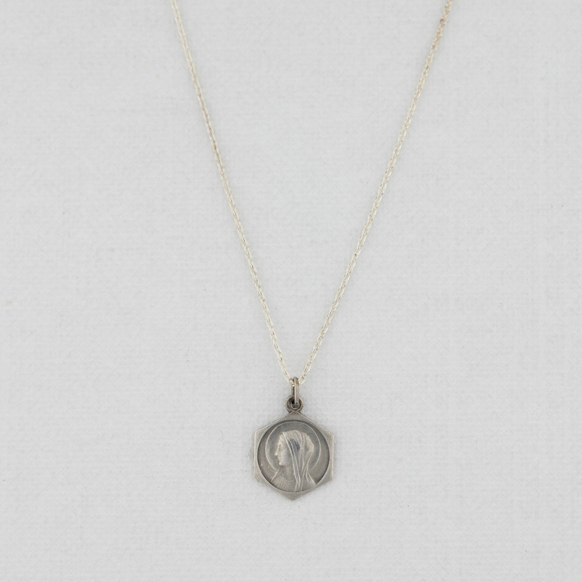 Vintage Medal Our Lady of Lourdes v79