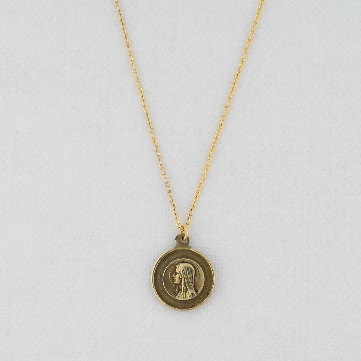 Vintage Medal Notre Dame de Lourdes v85