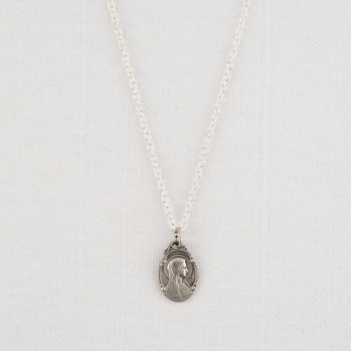 Vintage Medal Our Lady of Lourdes v96