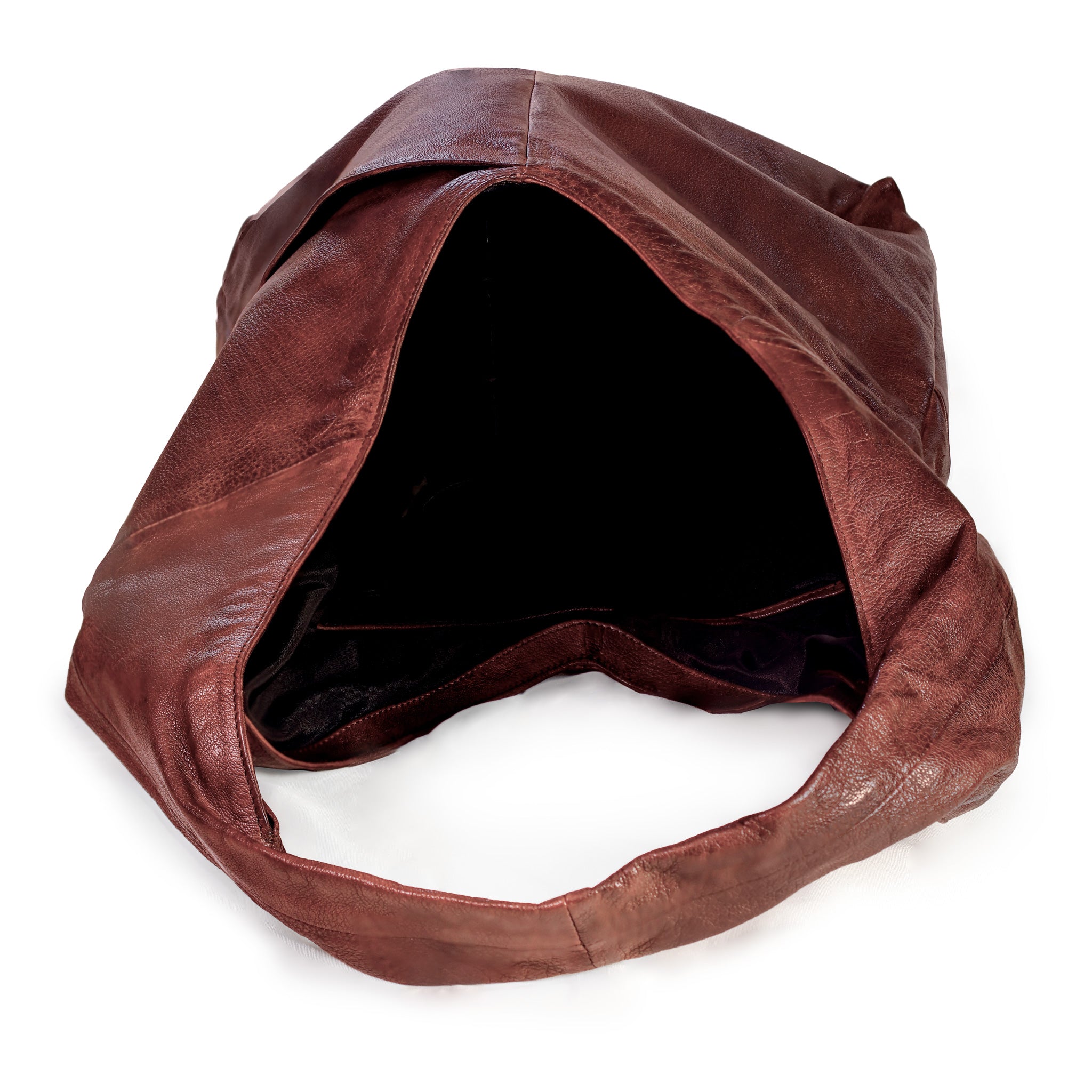Babs Leather Bag in Chocolate Brown