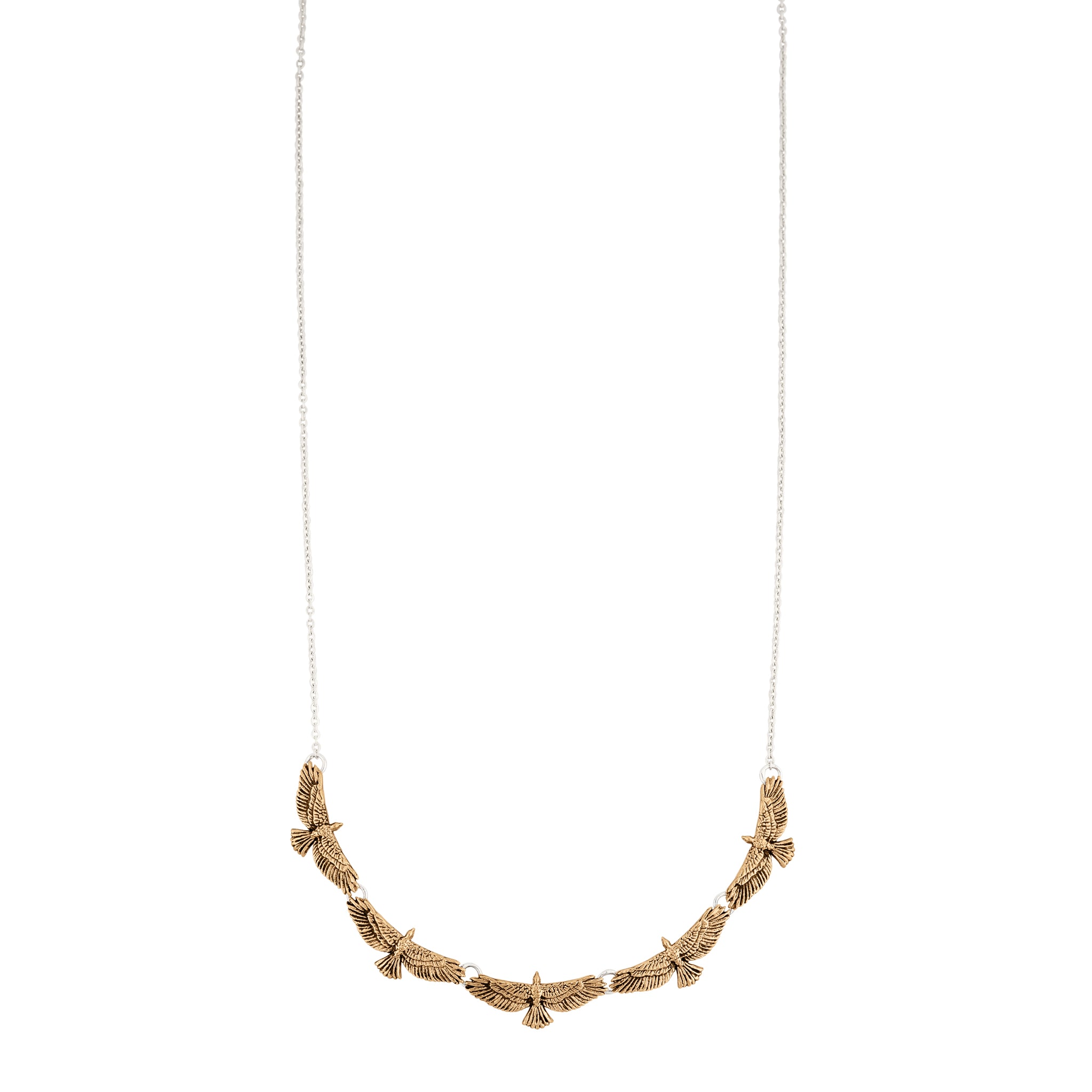 Linked Hawk Necklace