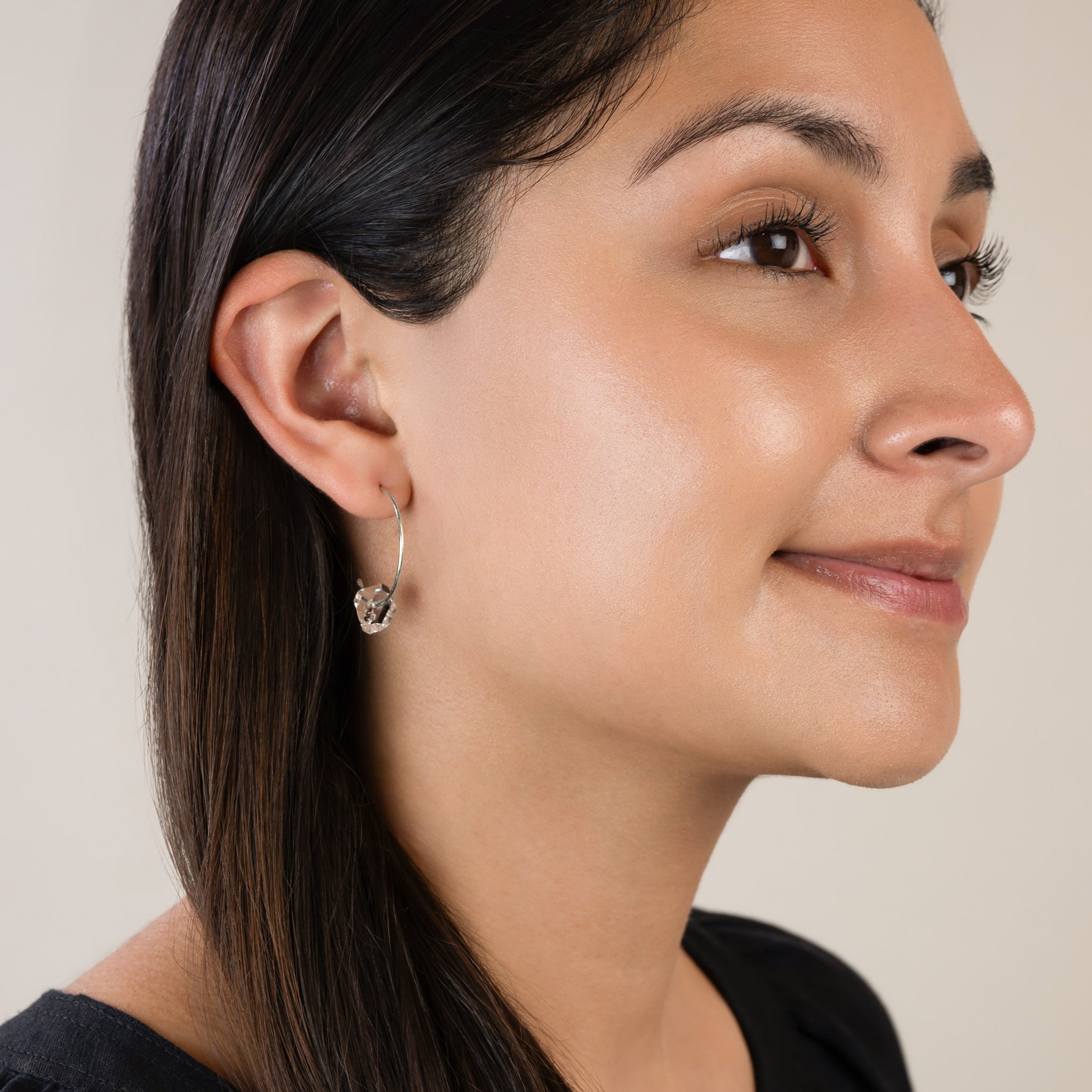 Shooting Star Hoops in Silver | Available to Ship September 18, 2026