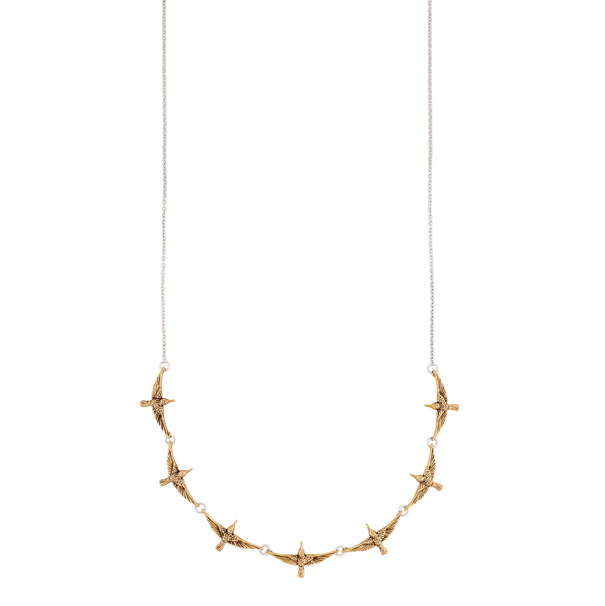 Linked Hummingbird Necklace | Available to Ship September 23, 2026