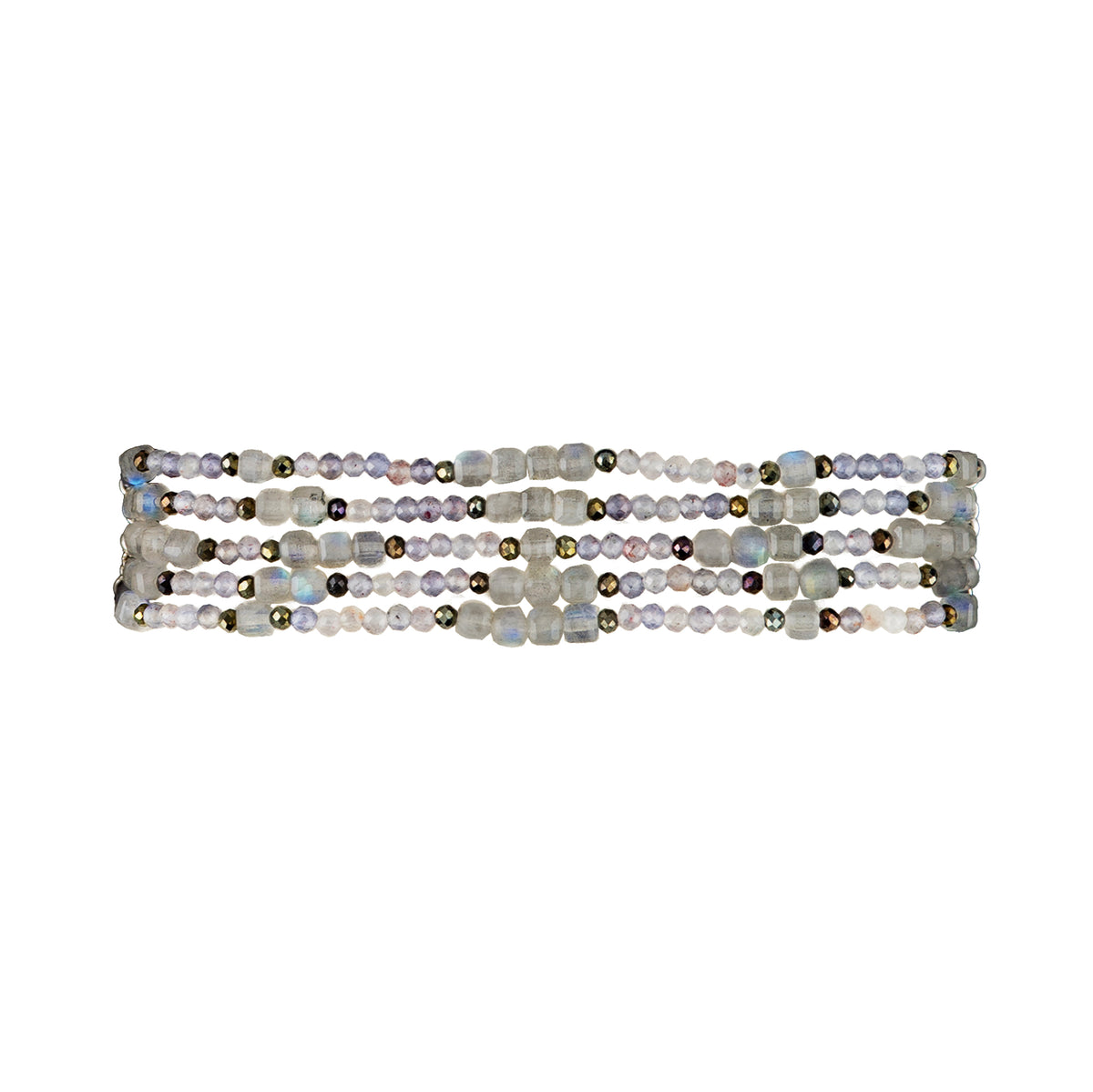 Beaded Blanket Stretch Bracelet Set - Starry Pattern