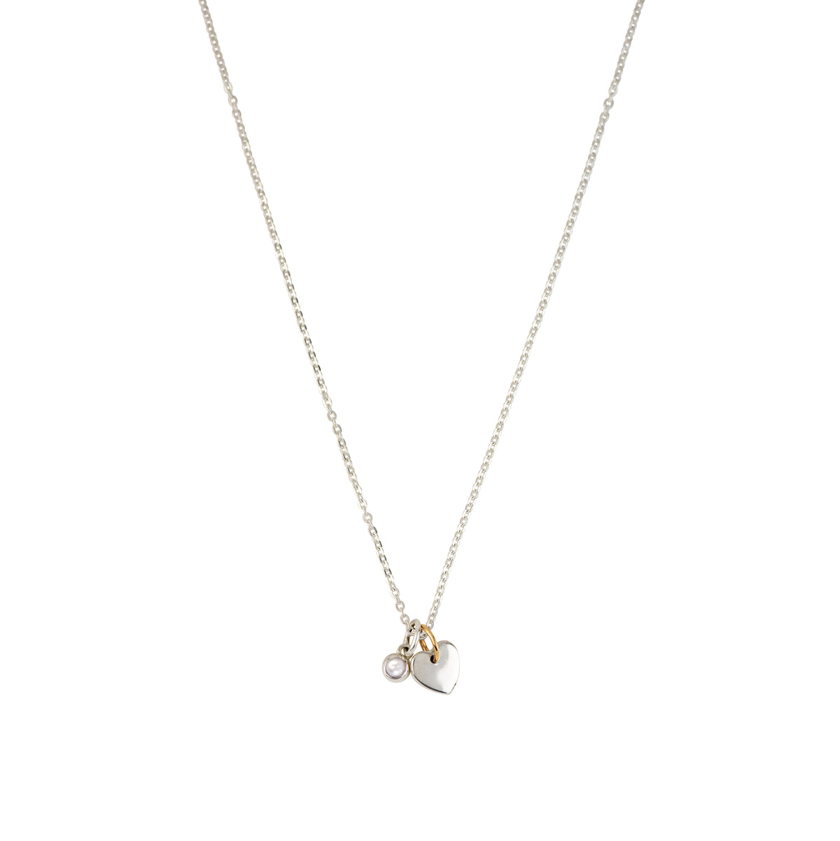 Loved Birthstone Charm Necklace - June/ Pearl | Available to Ship October 30, 2026