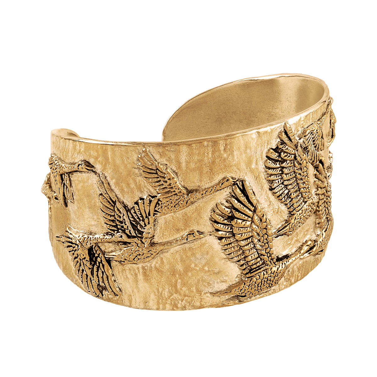 Fly Farther Cuff in Antiqued Bronze | Available to Ship October 30, 2026