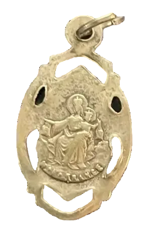 Vintage Medal Sacred Heart of Jesus v83