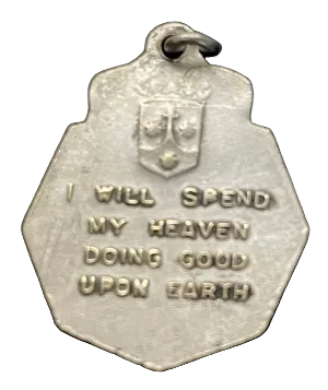 Vintage Medal Sancta Teresia A Jesu Infante v80
