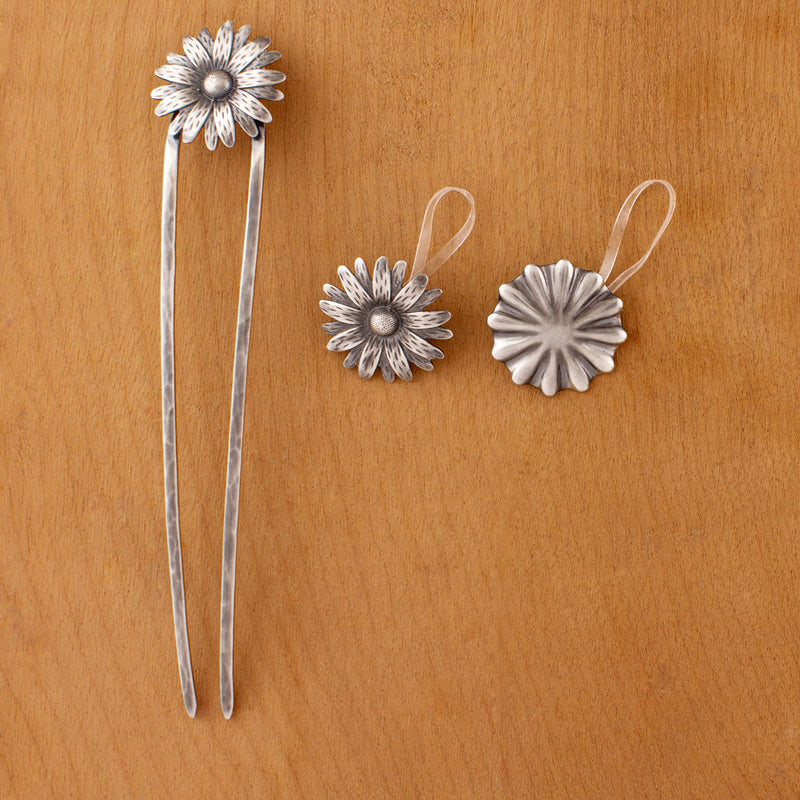 Sunflower Hair Pin