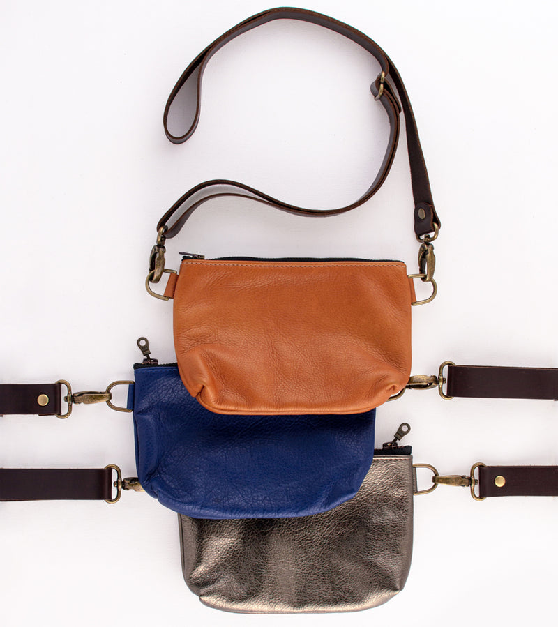 Buckle Up Convertible Bag - Peacock Blue