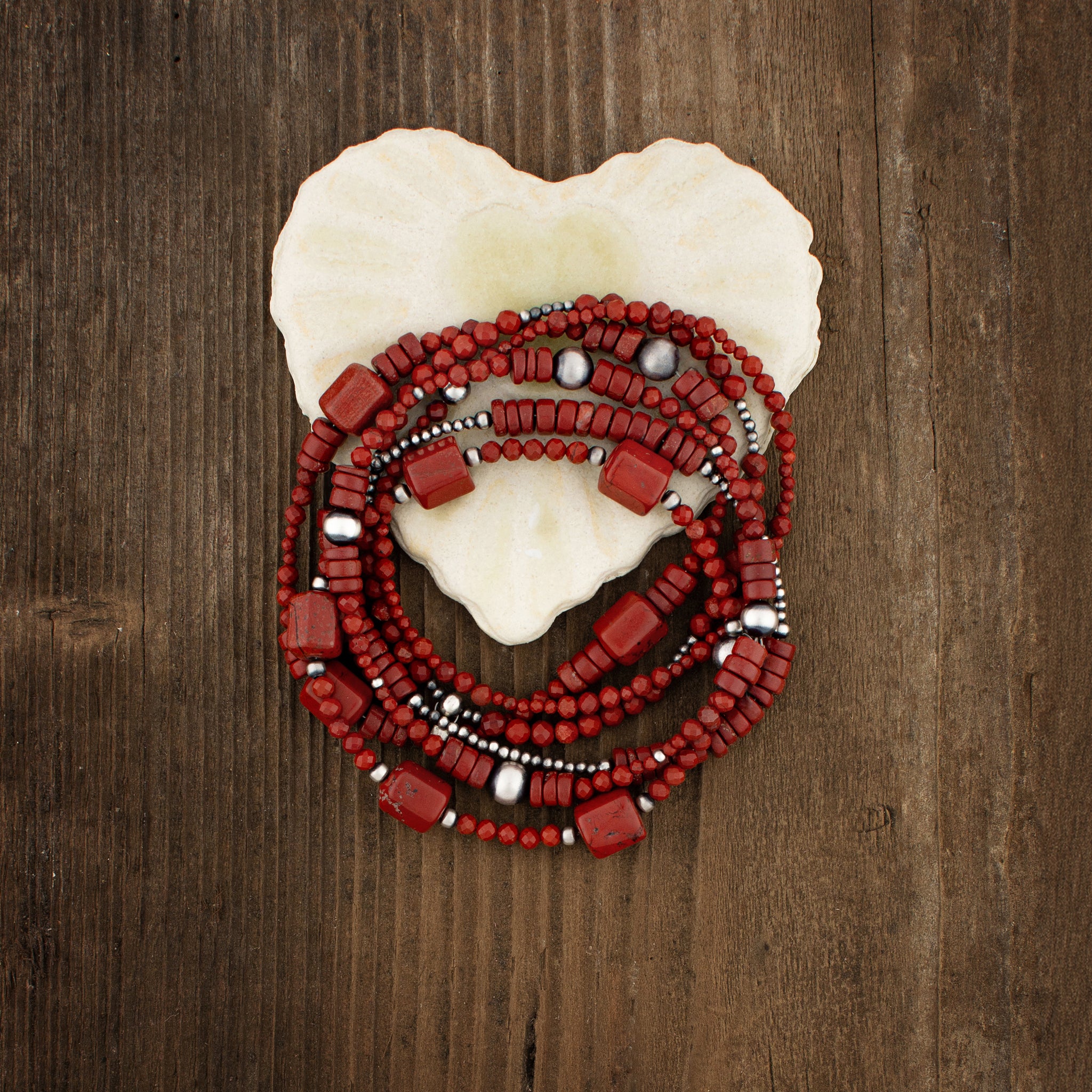 Paint the Town Red Bracelet Set