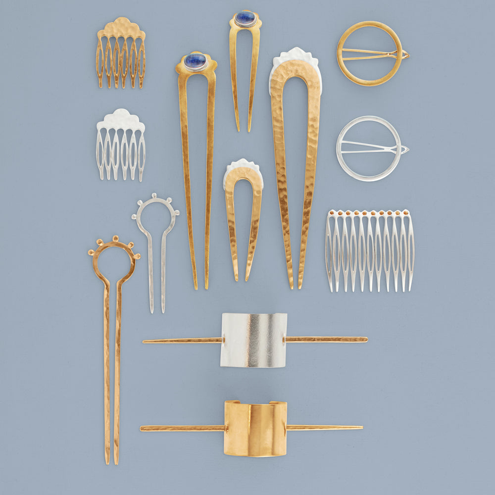 Horizon Hair Pin in Gold - Small