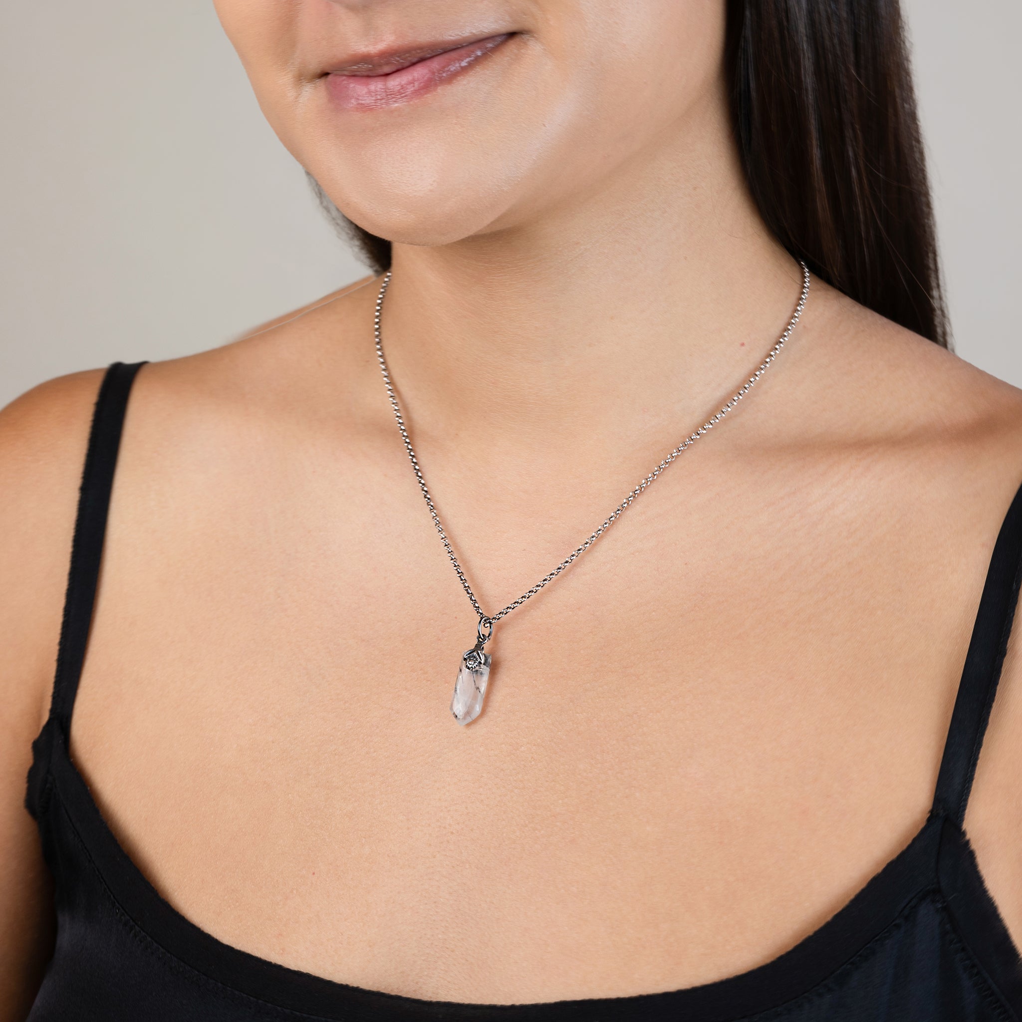 Rosebud Stone Necklace | Available to Ship September 10, 2026