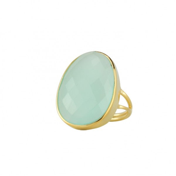 Strength Ring- Effervescence in Gold - Size 7 - FINAL SALE