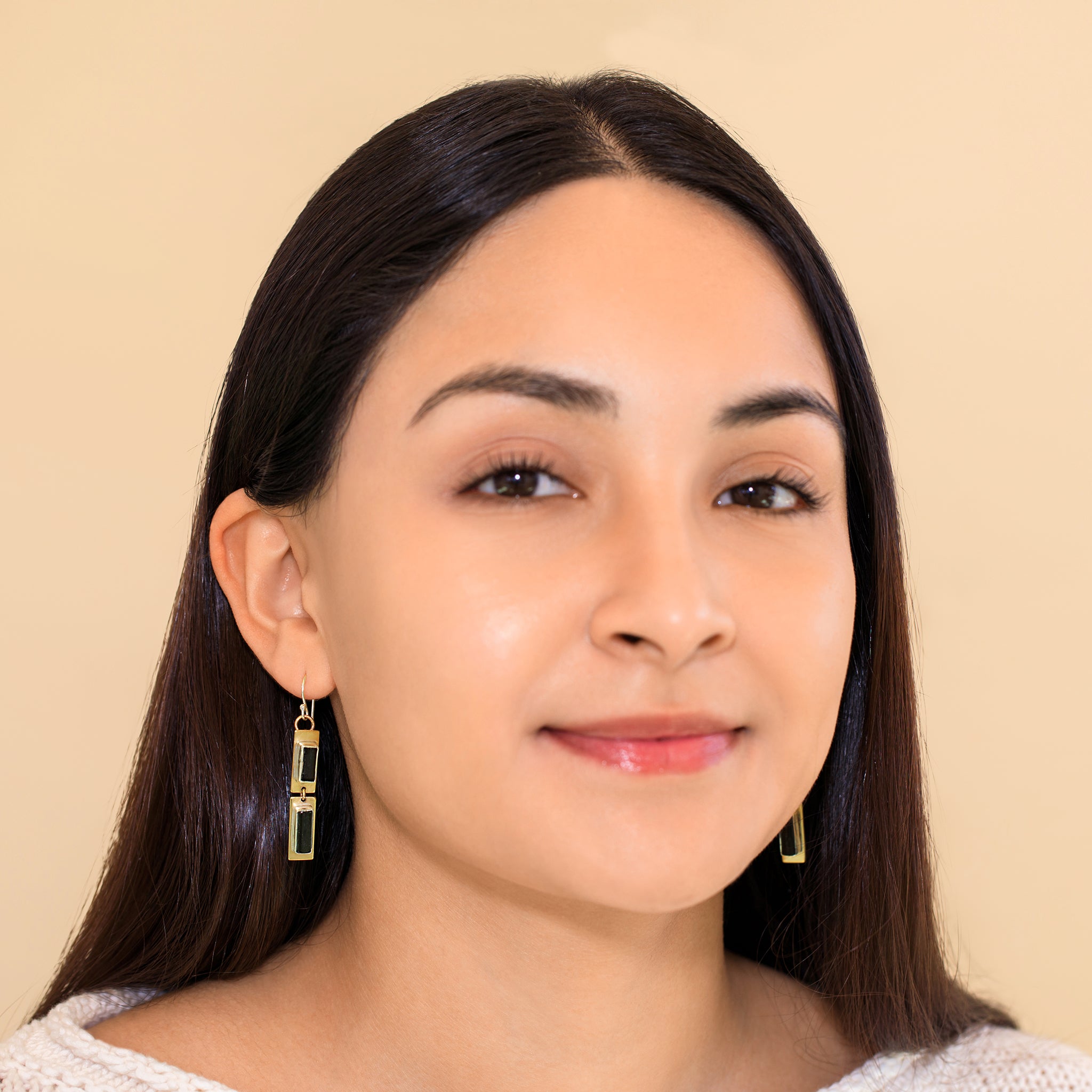 Petrified Forest Earrings in Bronze & Silver | Available to Ship April 22, 2026