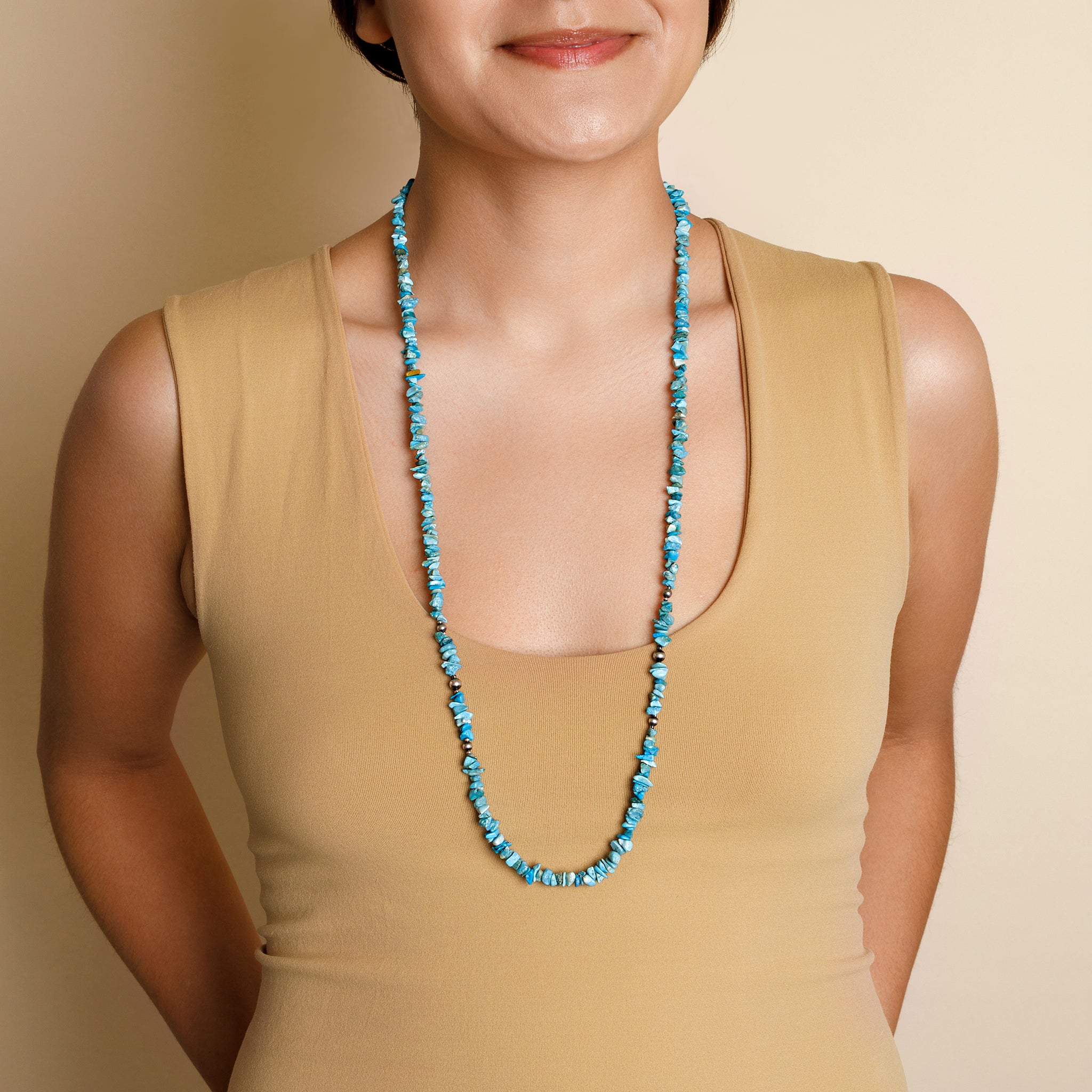Blue Blazes Bonfire Necklace