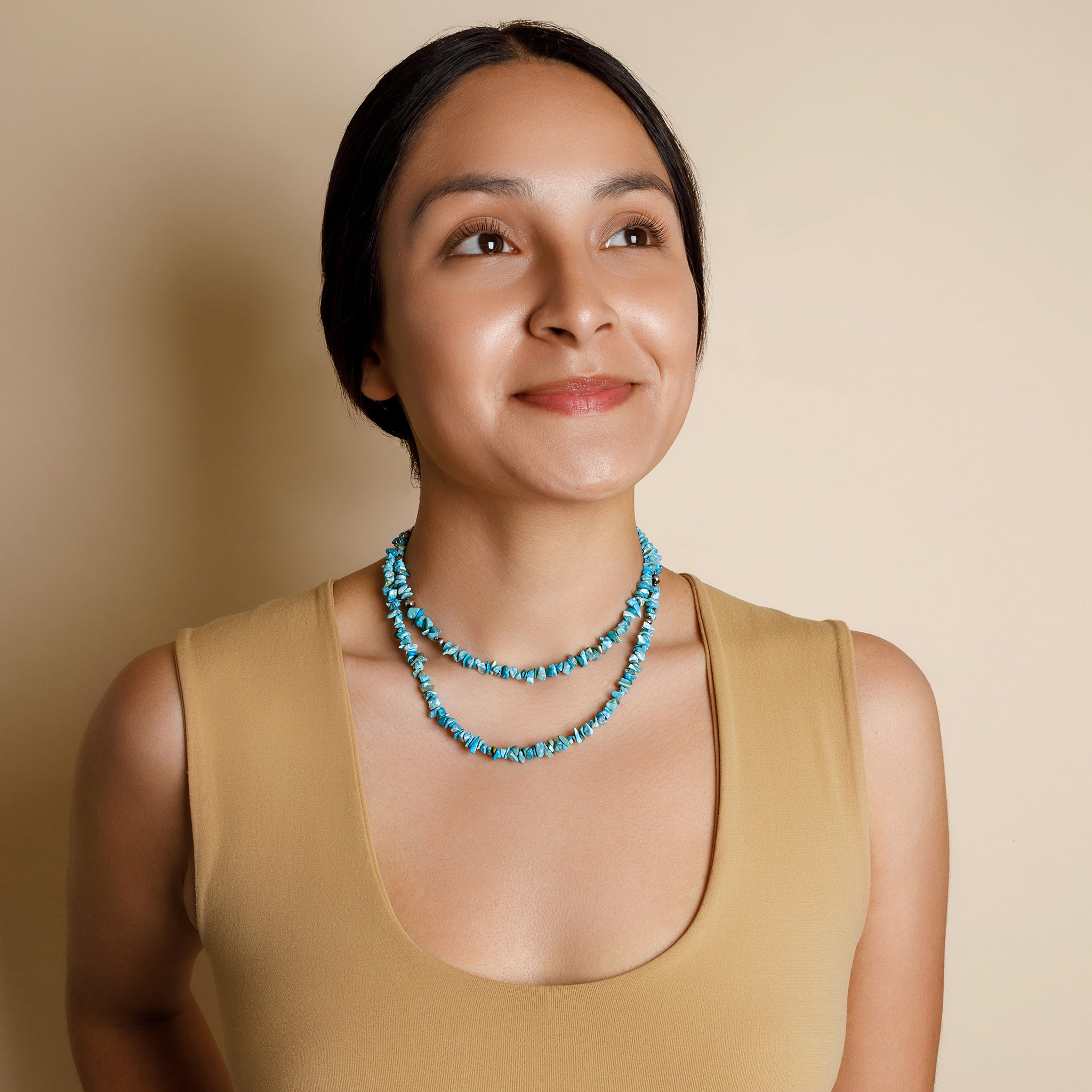 Blue Blazes Bonfire Necklace