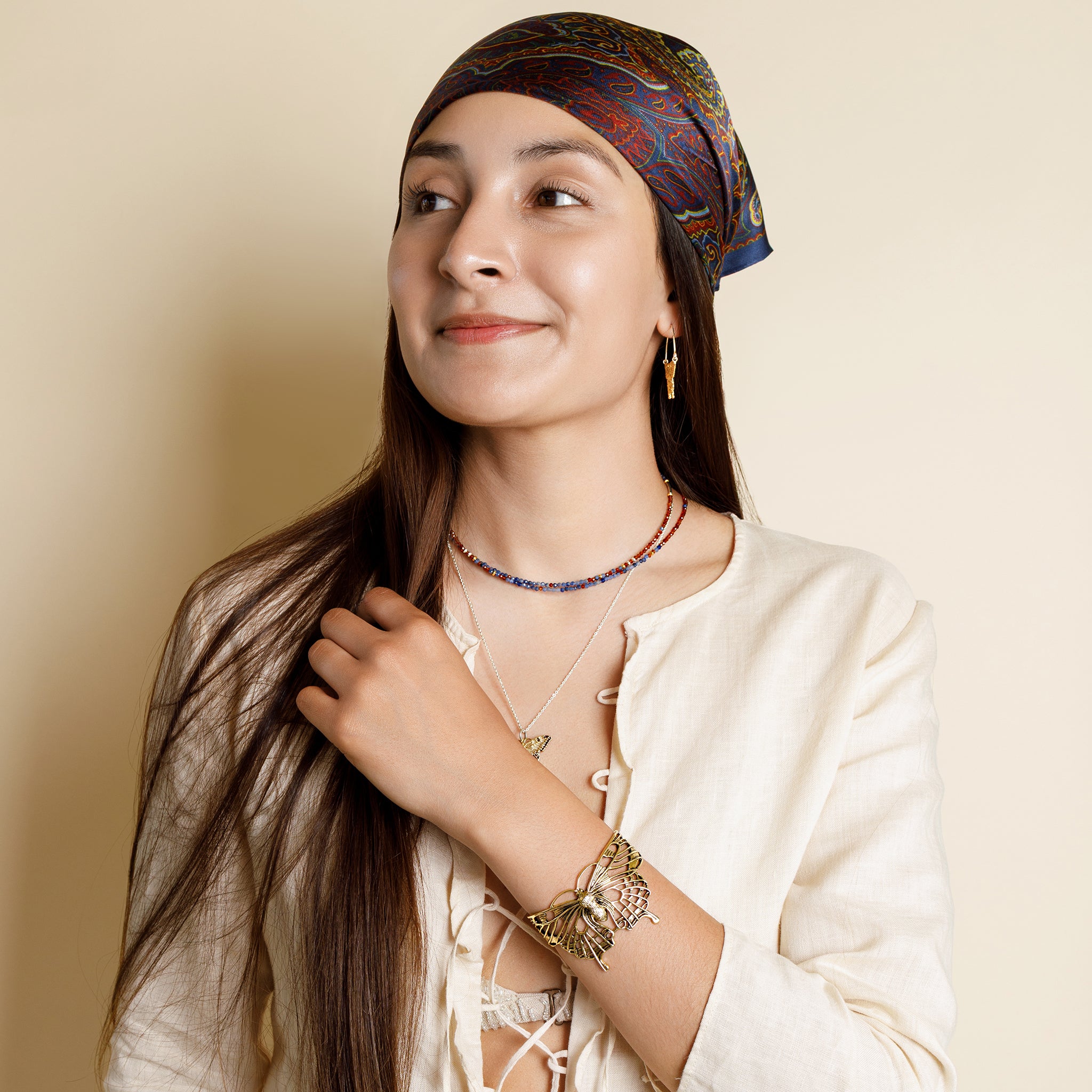 Sunset Silk Scarf