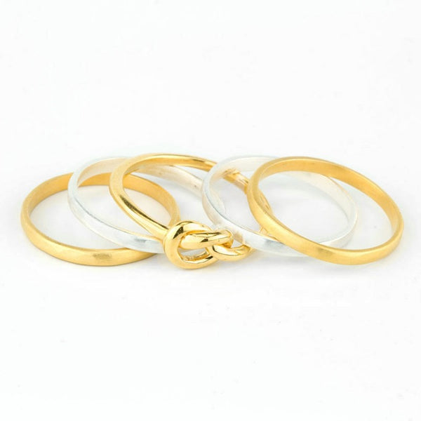 Infinity Ring Stacker Set - Size 6