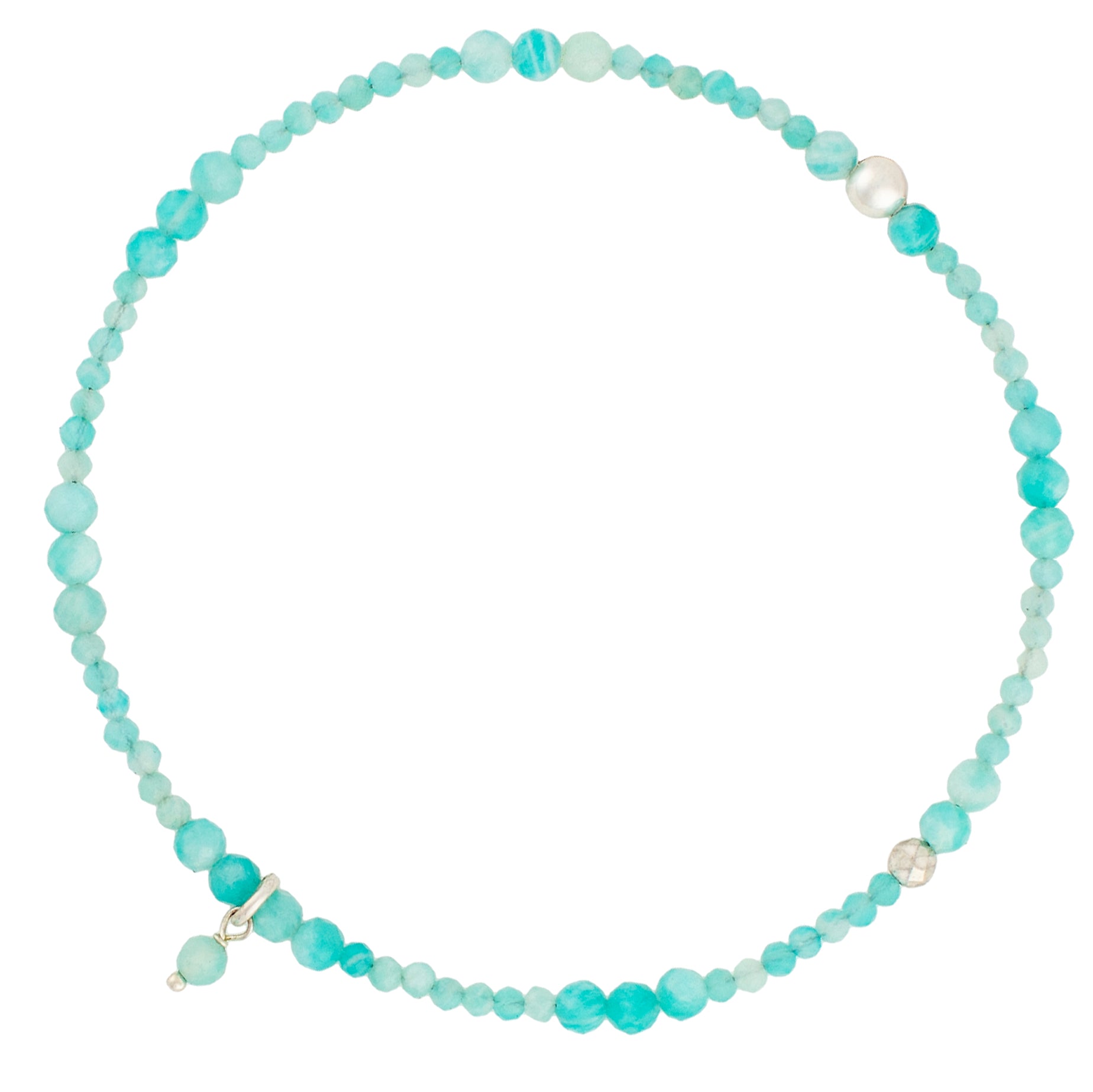 Pyrite's Booty Bracelet in Mixed Amazonite