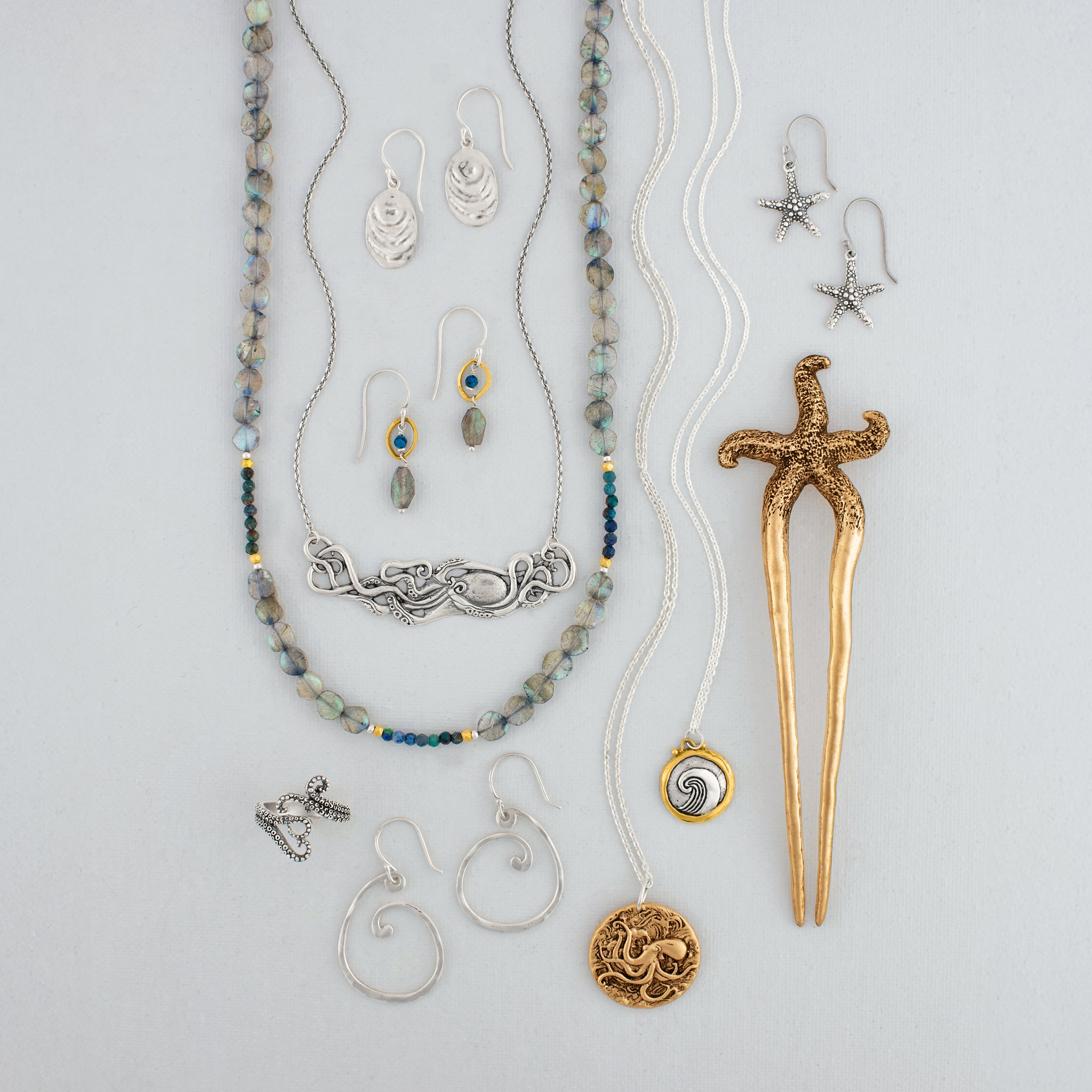 Octopus Musing Necklace