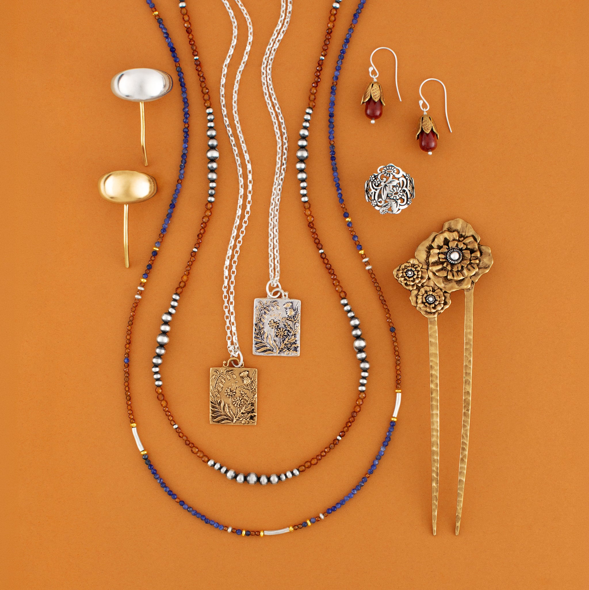 Autumn Bonfire Strand Necklace
