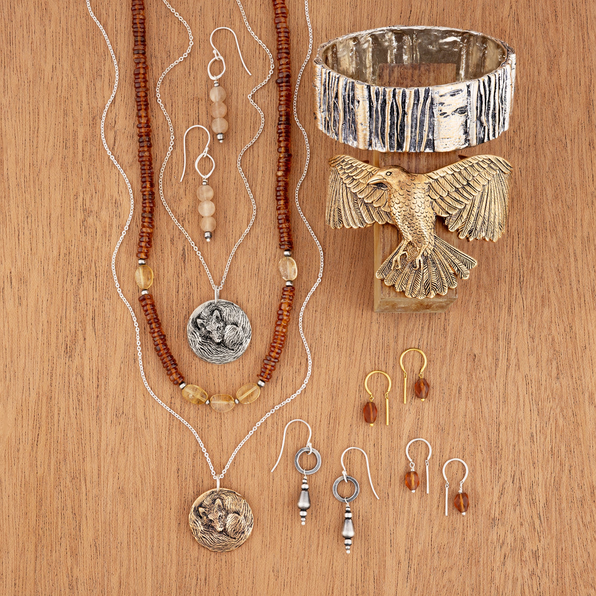 Bonfire Orbit Earrings