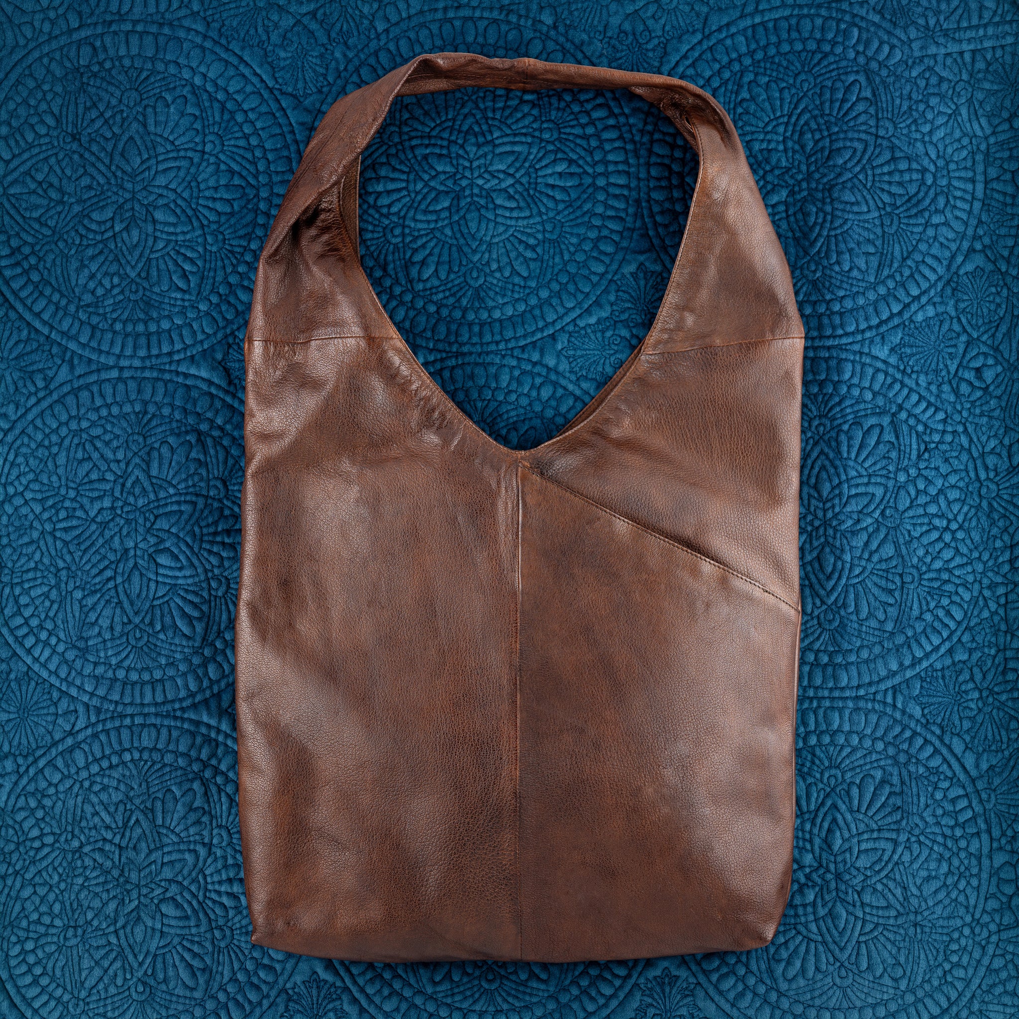 Babs Leather Bag in Chocolate Brown