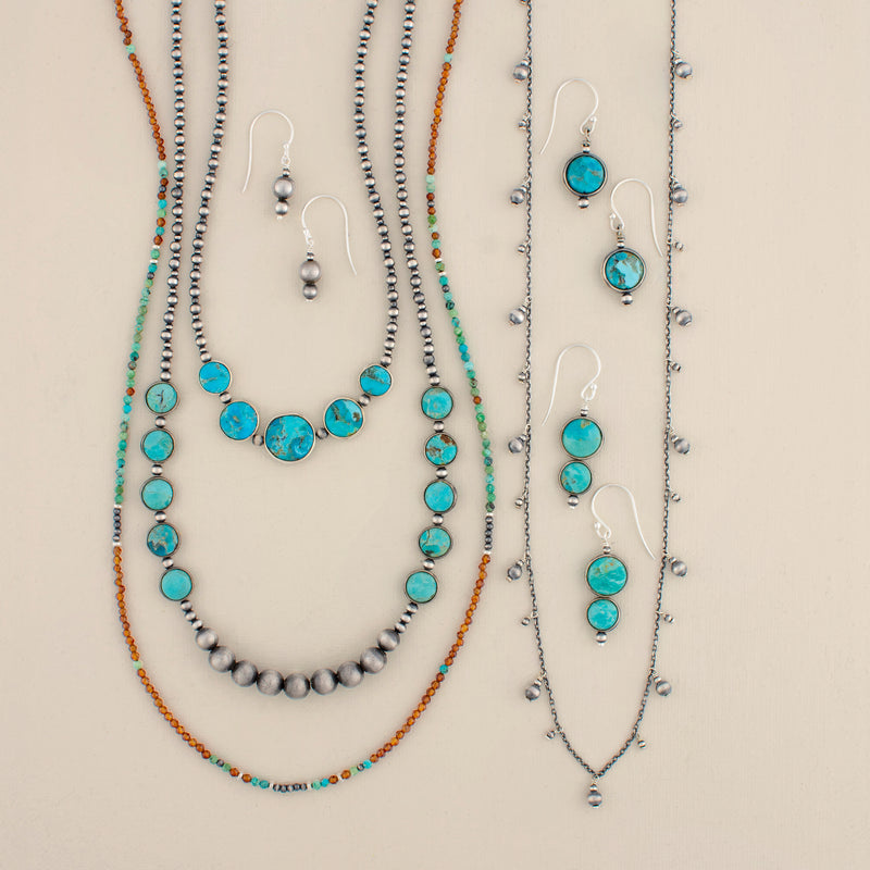 Falling Bonfire Necklace - 32" L