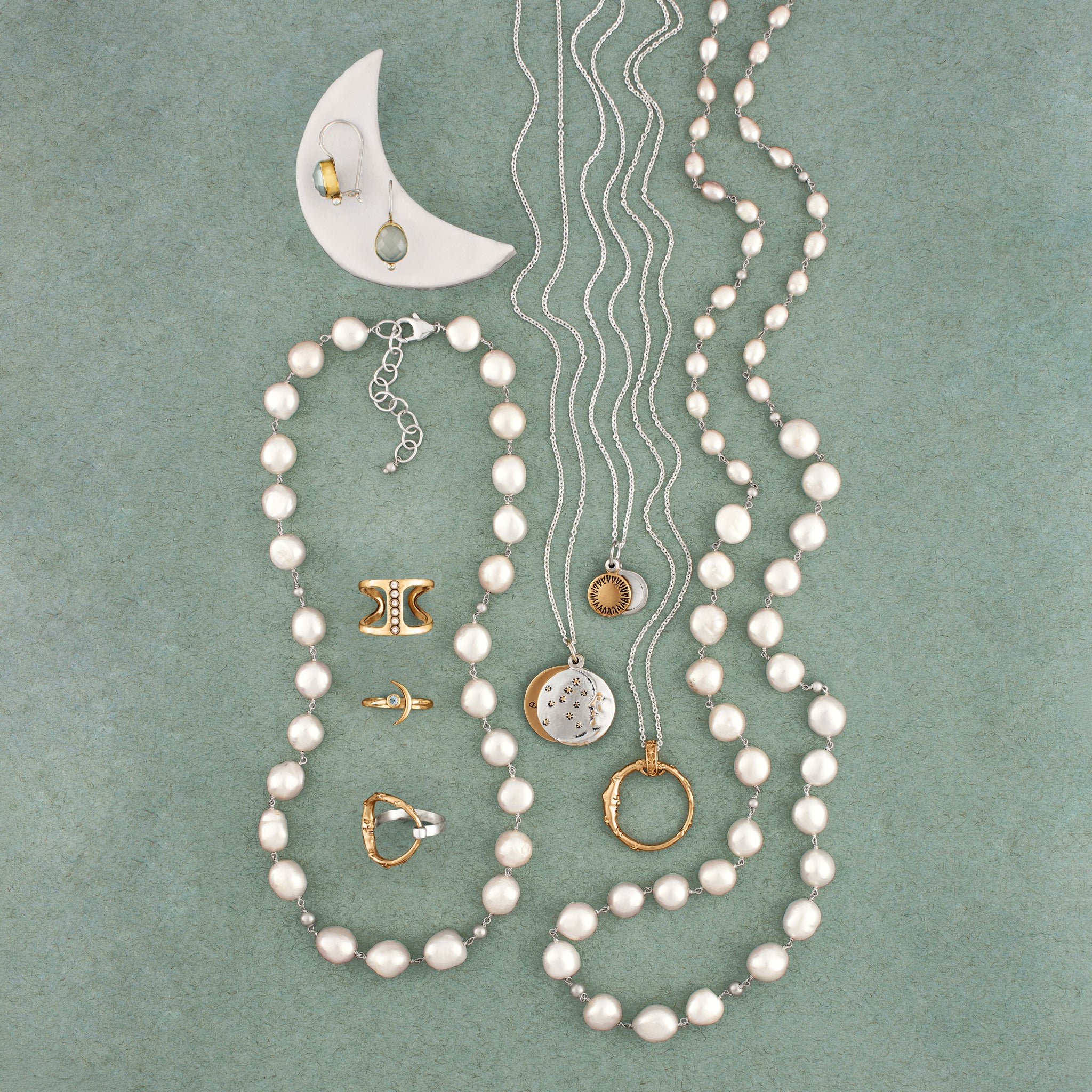 Man in the Moon Necklace
