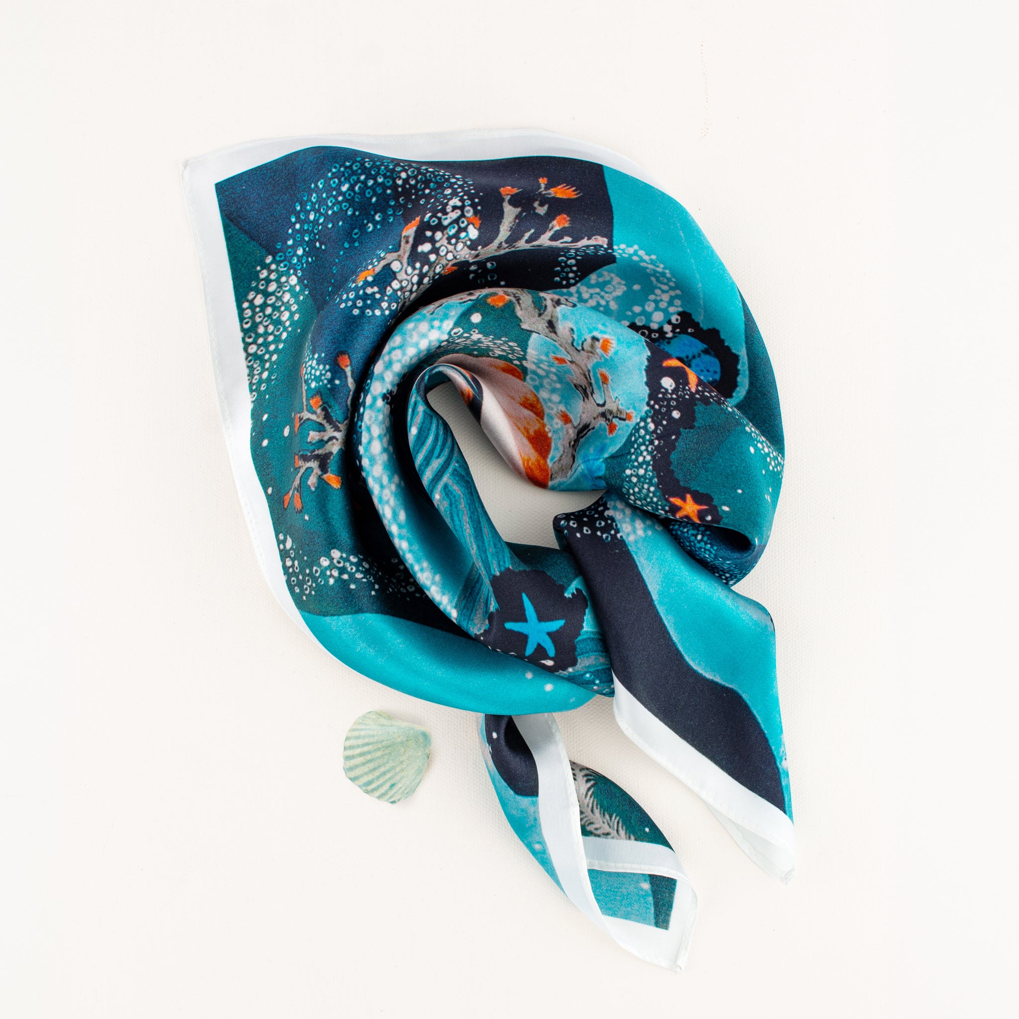 Beneath the Surface Silk Scarf