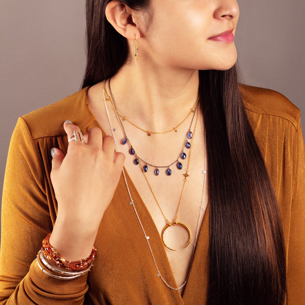Be the Light Necklace - Silver- 32"