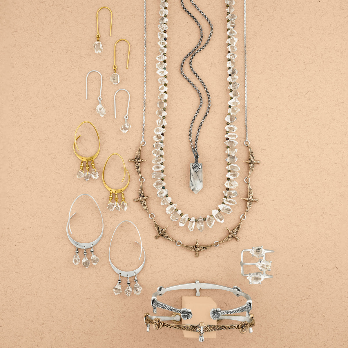 Rosebud Stone Necklace | Available to Ship September 10, 2026