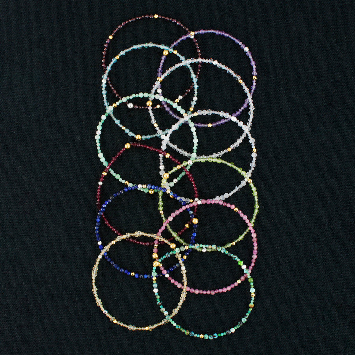 Birthstone Pyrite's Booty Bracelet - September / Lapis