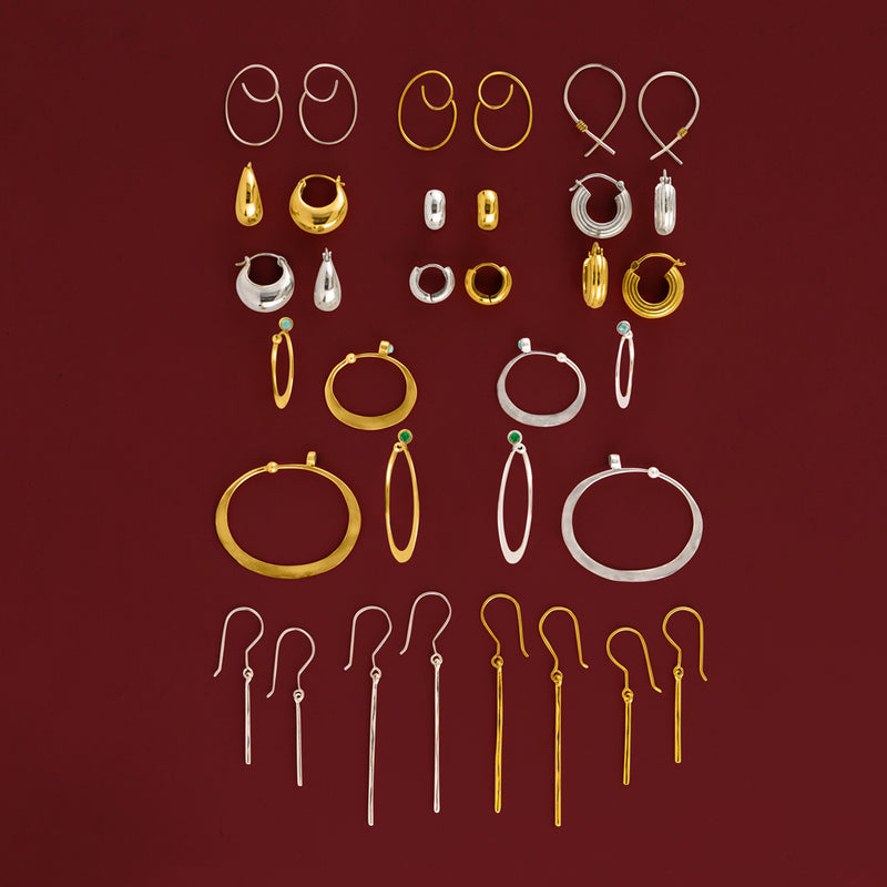 Simply Perfect Bar Earrings in Gold - 1 3/4"
