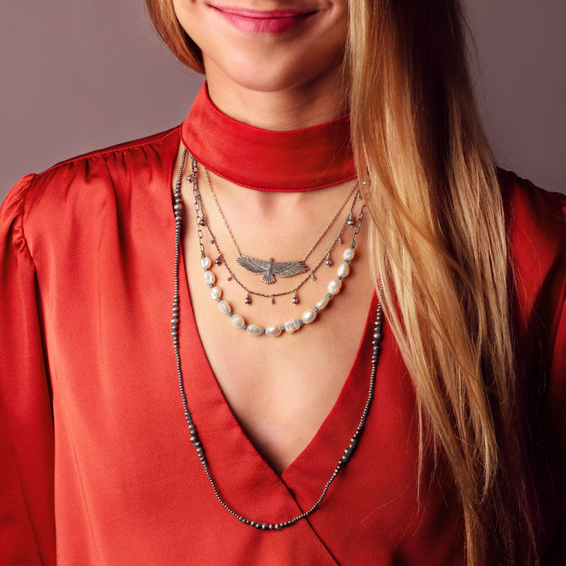 Falling Bonfire Necklace