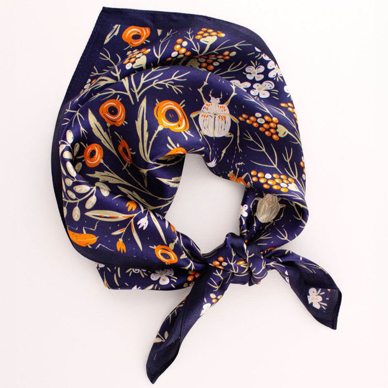 Silk Scarab Scarf