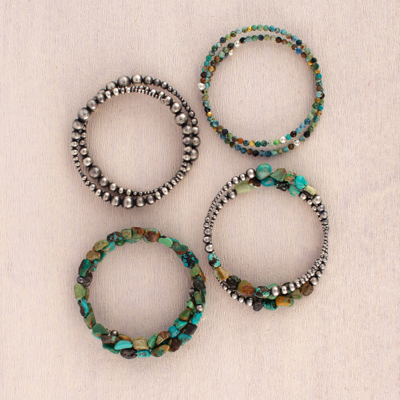 Tabula Rasa Turquoise Coil Bracelet