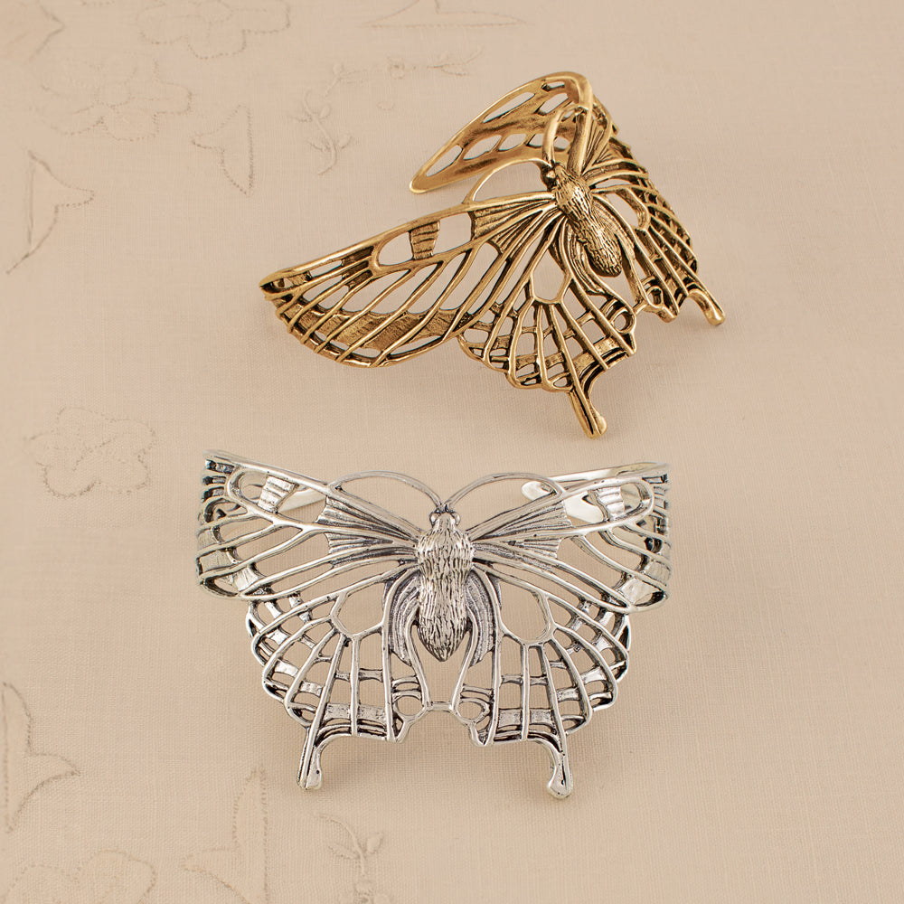 Ride the Wind Butterfly Cuff in Bronze