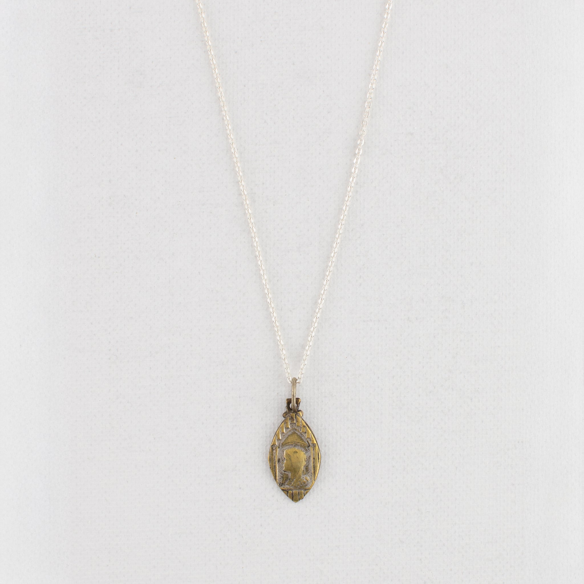 Vintage Medal Miraculous Mary v6