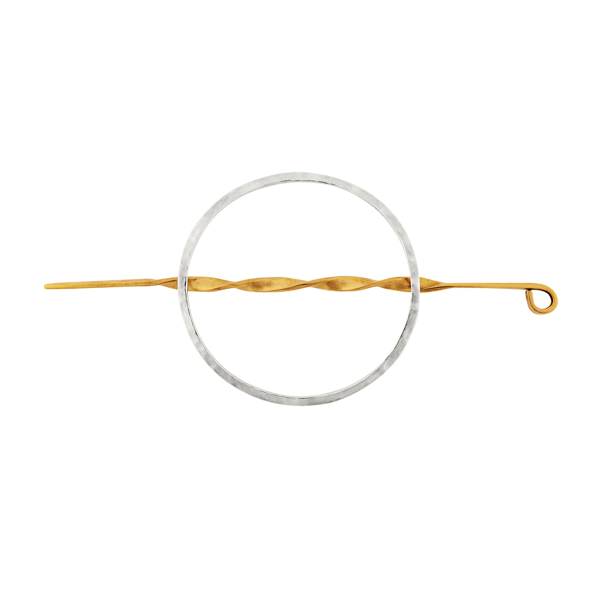Lunar Hair Slide in Silver & Bronze | Available to Ship October 30, 2026