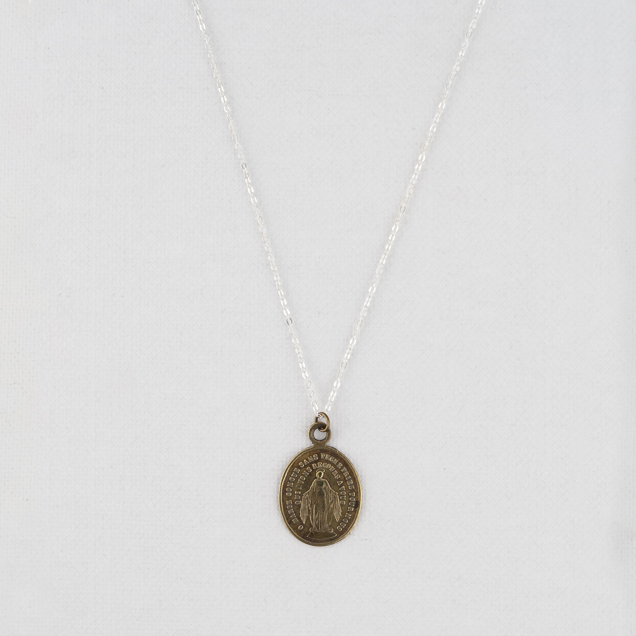 Vintage Medal Miraculous Mary v349